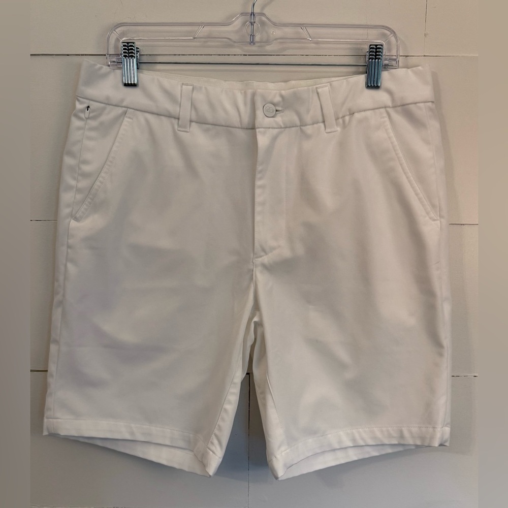 Men’s White Good Good Golf Shorts Size 32